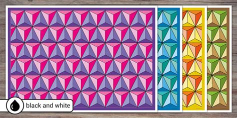 Tessellation Pattern Placemats Twinkl Party Teacher Made