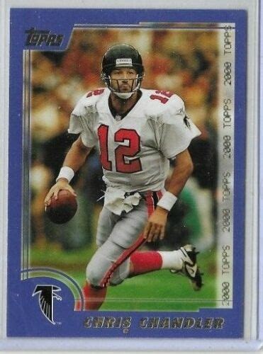 2000 Topps Football 48 Chris Chandler Atlanta Falcons Ebay