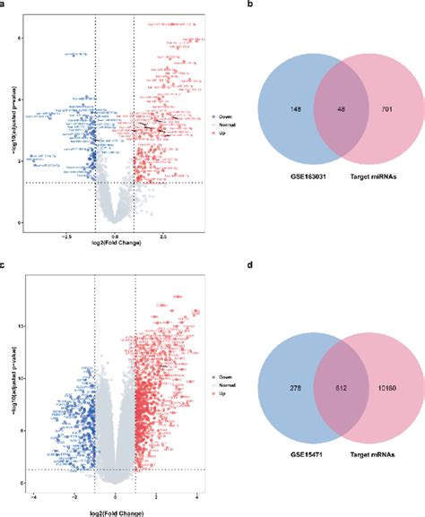 Interaction Of Circrna Mirna Target Genes A The Volcano Plot Of