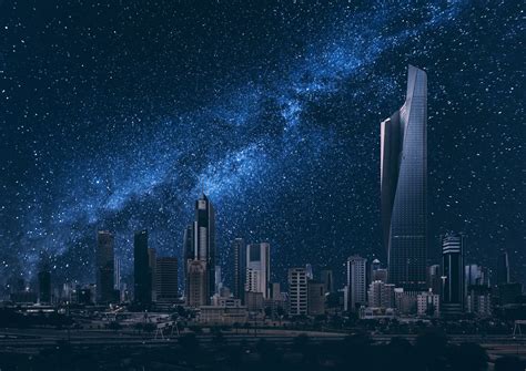 City Night Sky Wallpapers - Top Free City Night Sky Backgrounds ...