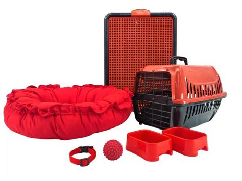 Kit Cachorro Gato Cama Caminha Flor Abre Fecha Transporte Sanit Rio