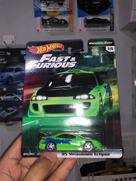 Hot Wheels Premium Mitsubitshi Eclipse Fast Furious Original Fast Toys And Collectibles Mainan