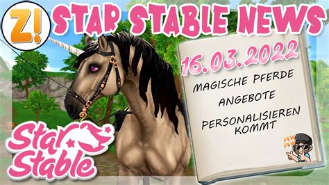 Star Stable News Neue Magische Pferde Personalisieren Kommt Sso