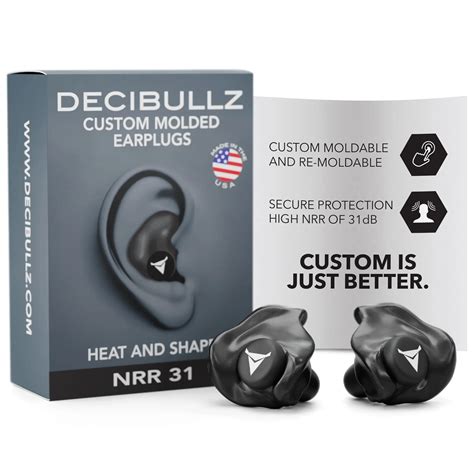 Decibullz Custom Molded Earplugs And Earphones Isolation Fit Comfort