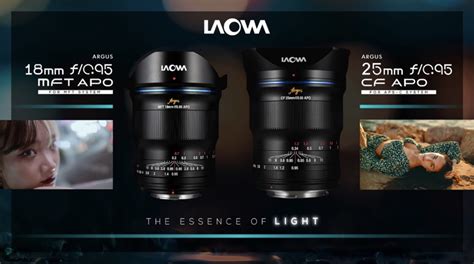 Venus Optics Announces Two New F0 95 Laowa Argus Primes For MFT APS C