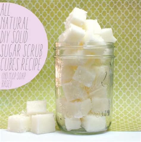 Diy White Tea Solid Sugar Scrub Cubes Recipe