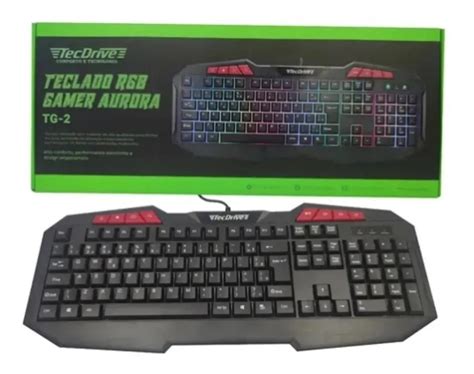 Somos Importador E Distribuidor De Teclado Tecdrive Gamer Led Tg