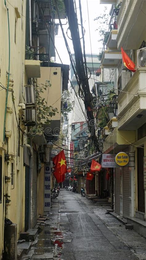 Hanoi Vietnam Circa Janeiro De Vida Na Rua Foto De Stock