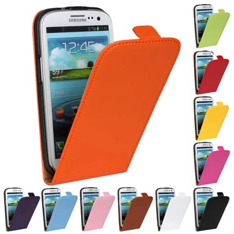 Luxury Genuine Leather Flip Case Cover For Samsung Galaxy S3 Neo I9301