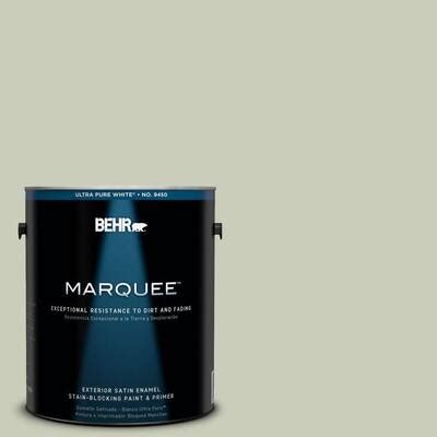 Behr Marquee Gal S Morning Zen Satin Enamel Exterior Paint