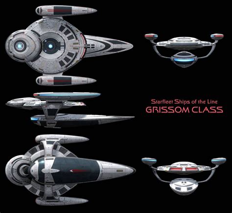 Grissom Class Starship High Resolution By Enethrin On Deviantart In 2022 Star Trek Ships