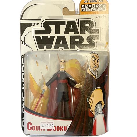 Star Wars Clone Wars Cartoon Network Count Dooku | Hidden Temple Toys