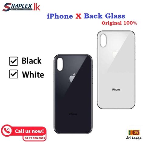 iPhone X Back Glass Original Color 100% – Simplex U Technologies