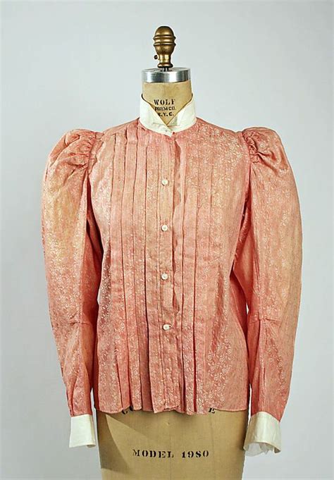 American Cotton Shirtwaist 1896 98 Shirtwaist Fashion 1890s Fashion