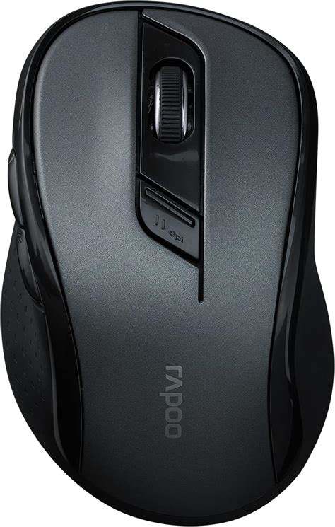 Rapoo M500 Silent Multi Mode Wireless Optical Mouse Black Amazon Co