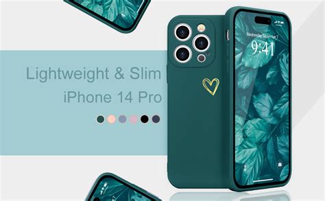 Wirvyuer Compatible With IPhone 14 Pro Case For Girls Women Silky Soft