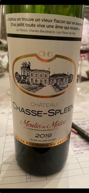 Ch Teau Chasse Spleen France Bordeaux Moulis En Medoc Wine