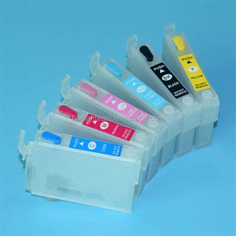 N N T T T T Refillable Ink Cartridge For Epson