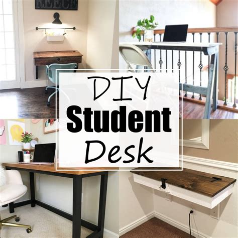 11 Diy Student Desk Plans Easy And Cheap All Sands