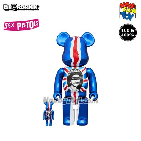 Medicom Toy Be Rbrick Sex Pistols God Save The Queen Chrome Ver