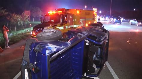 Fatal Rollover Crash On I 95 In Ne Miami Dade Causes Lane Closures