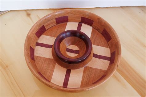 New Inch Cherry Maple Purple Heart Segmented Etsy