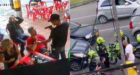 Valiente ciudadano se enfrenta a delincuentes en la ciudad de Medellín