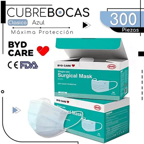 300 Cubrebocas Tapaboca Plisado Tricapa Termosellado Ce Pack Cuotas