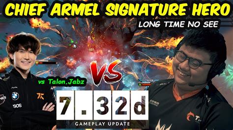 Fnatic Armel Shadow Fiend Sir Chief Signature Hero Vs Talon Jabz Dota