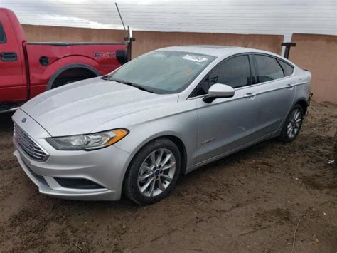 2017 Ford Fusion Se Hybrid For Sale Nm Albuquerque Mon Mar 25 2024 Used And Repairable