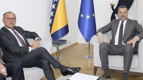 Konakovi Se Sastao S Novoimenovanim Ambasadorom Eu U Bih Sorekom