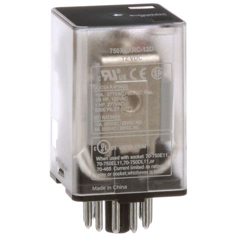 SCHNEIDER Socket Mounted 10 A Current Rating General Purpose Relay