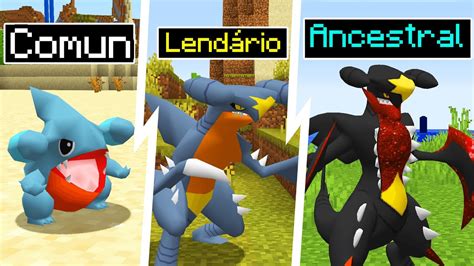 Evolui Meu Pokémon pro Nível ANCESTRAL no Minecraft Pixelmon YouTube