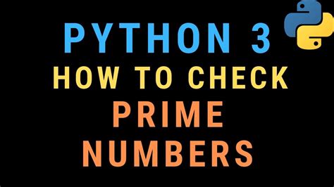 Finding Prime Numbers In Python 3 Tutorial Using Functions And For Loops Interview Question