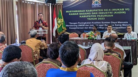 Eko Widiyatmo Terpilih Ketua Kadin Kabupaten Pasuruan 2023 2028