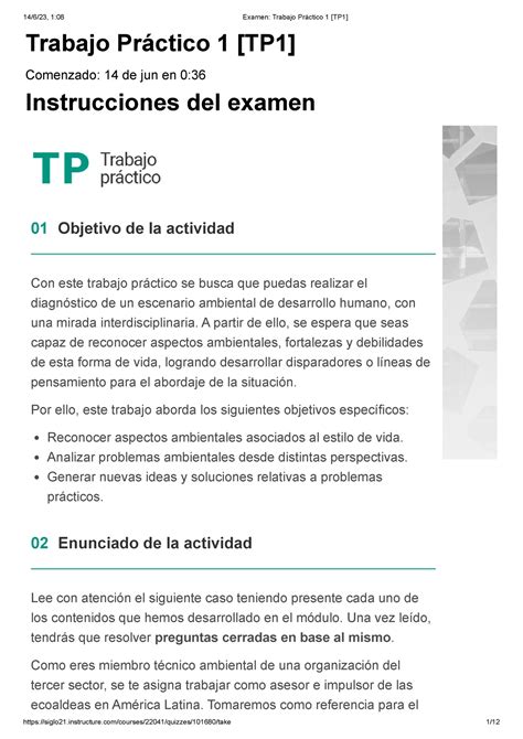 Examen Trabajo Pr Ctico Tp Trabajo Pr Ctico Tp