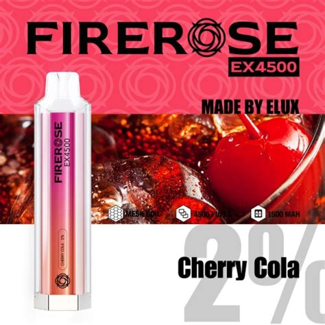 Elux Firerose Ex Cherry Cola British Vapes Best Vapes In