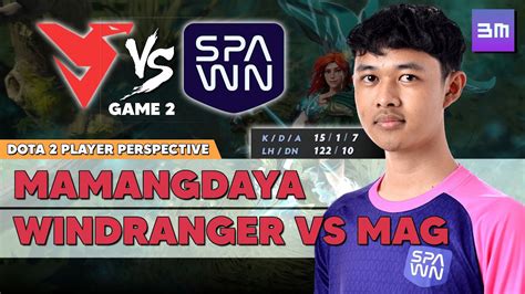 Player Perspective Mamangdaya Windranger Against Mag Game Dpc