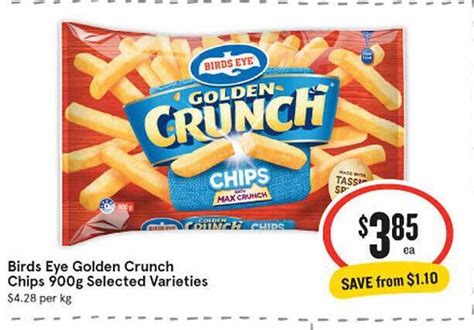 Birds Eye Golden Crunch Chips Offer At Iga