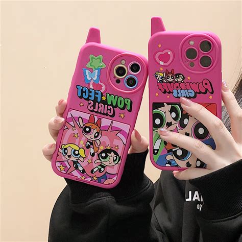 2colors Powerpuffgirl Iphone Case 파워퍼프걸 아이폰케이스폰