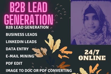 Do B2b Lead Generation And Data Entry By Web And Linkedin Research By