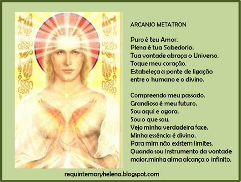 Coisas Da Vida Ora O Ao Arcanjo Metatron