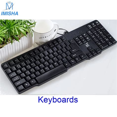 Imisha 1setlot Wired Keyboard 104keys Professional Office Keyboard Pc