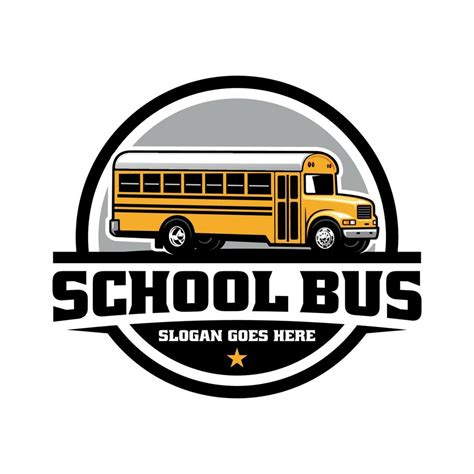 school bus illustration logo vector 19629333 Vector Art at Vecteezy