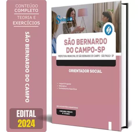 Apostila Prefeitura S O Bernardo Do Campo Sp Orientador