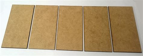 2mm Thick Mdf 50mm X 100mm Bases Laser Craft Art