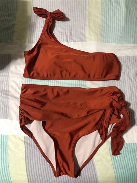 Rust Bikini Pair Women S Fashion Swimwear Bikinis Swimsuits On