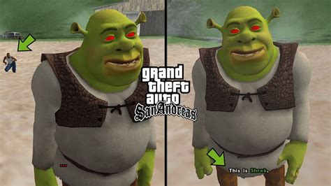 Gta San Andreas Shrek Youtube