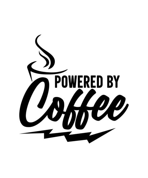 Coffee quotes design coffee logo vector illustration concept design ...