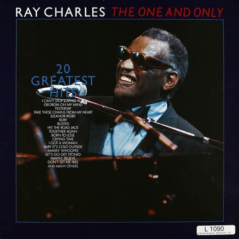 Ray Charles The One And Only 20 Greatest Hits Bertelsmann Vinyl